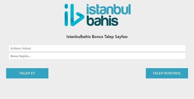 İstanbulBahis Bonus Talebi